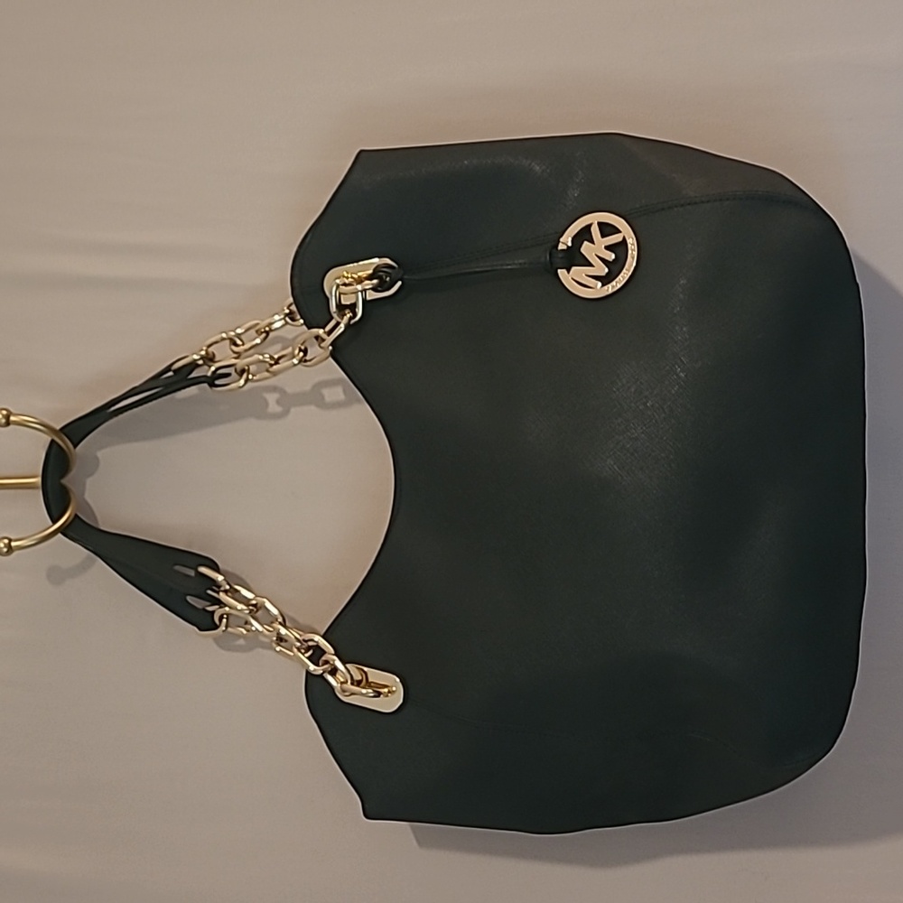 Michael Kors Leather Handbag, Black
